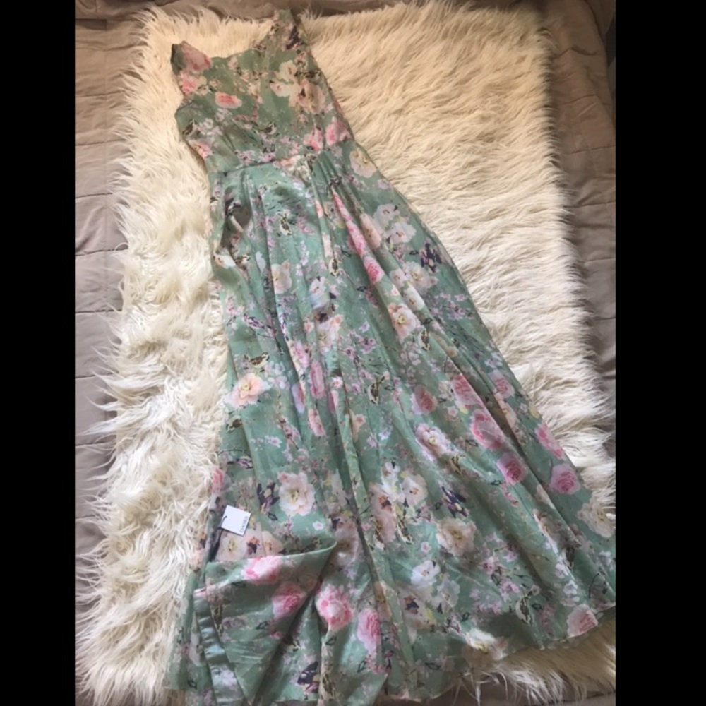 Formal Floral Maxi Dress